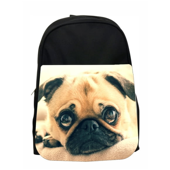 GgDupp Pug Dog Pink School Bag Travel Backpack 17 Inch Laptop Bag GgDupp Pug Dog Pink School Bag Travel Backpack 17 Inch Laptop Bag